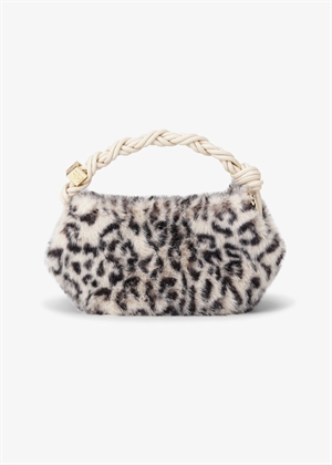 Ganni bou bag mini fur print Leopard A6459 Ganni 